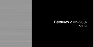 Catalogue Peintures 2005-2007 1